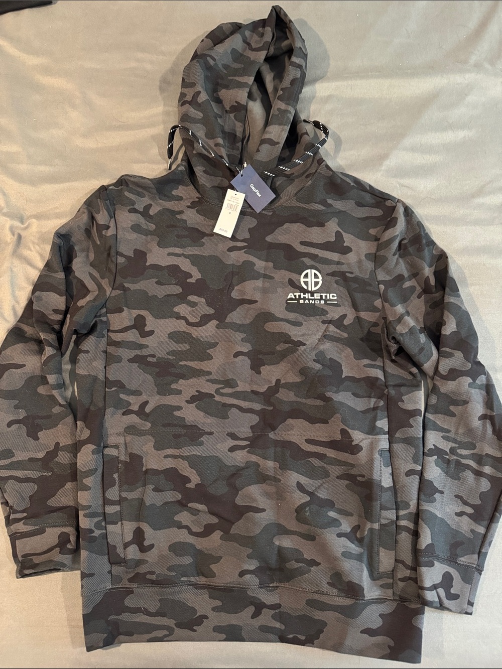 GAP Gray Camo Hooded Jacket